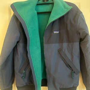 Patagonia Navy and Teal Jacket